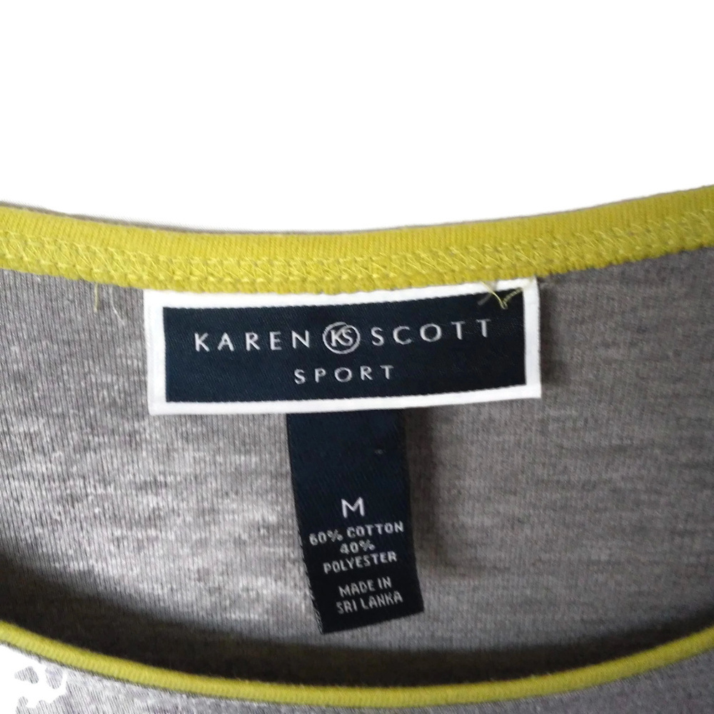 Karen Scott Multi Colorblock Pullover Shirt - Picture 3 of 7